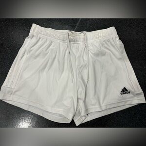 Adidas White Athletic Shorts